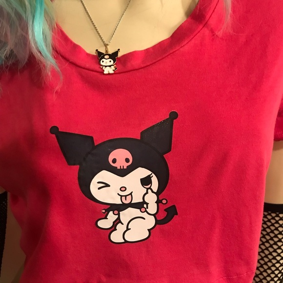 Adorable y2k hoodie crop top and necklace set🤩❤️ - Picture 8 of 17